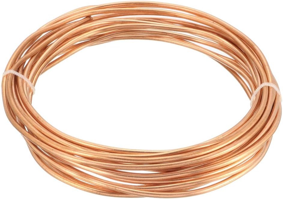 12 Gauge Dead Soft Bare Copper Wire – 99.9% Pure Solid Copper, 50 Ft Coil