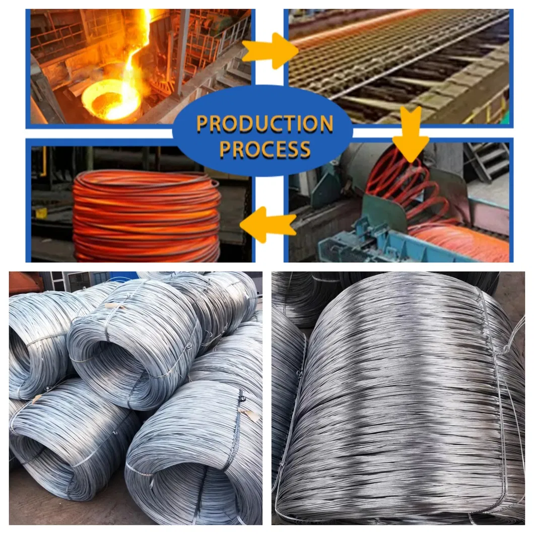 Customized Q235 Q195 3mm 4mm Low Carbon Steel Wire Rod
