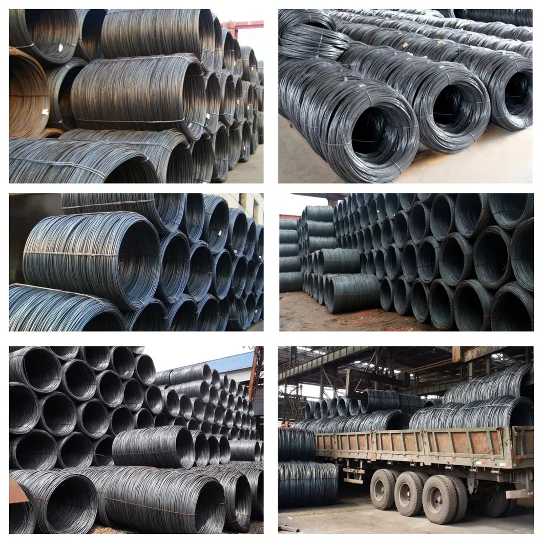1022 SAE1006 SAE1008 SAE1010 1.5mm-6.5mm Carbon Steel Wire Rod for Construction and Rope